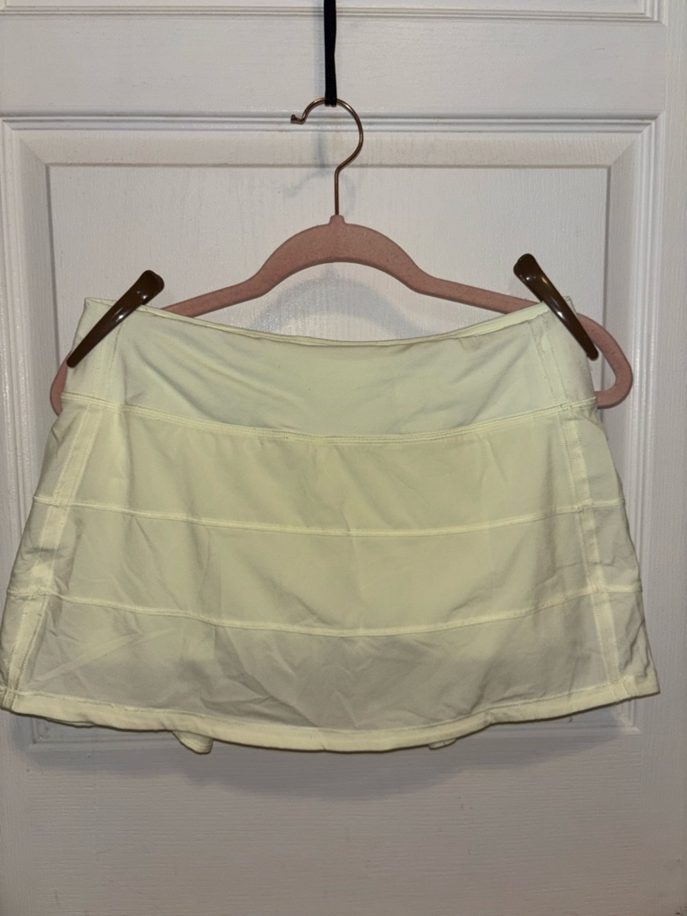 lululemon athletica Light Yellow Athletic Skirt